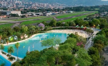 El «Mar de Medellín» entra en su recta final: Así avanza el megaproyecto de playa artificial y deporte en el corazón de la ciudad